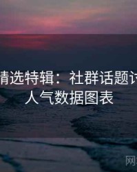 秀人网精选特辑：社群话题讨论，附人气数据图表