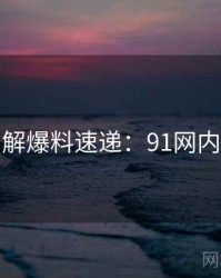 高清图解爆料速递：91网内幕浮现