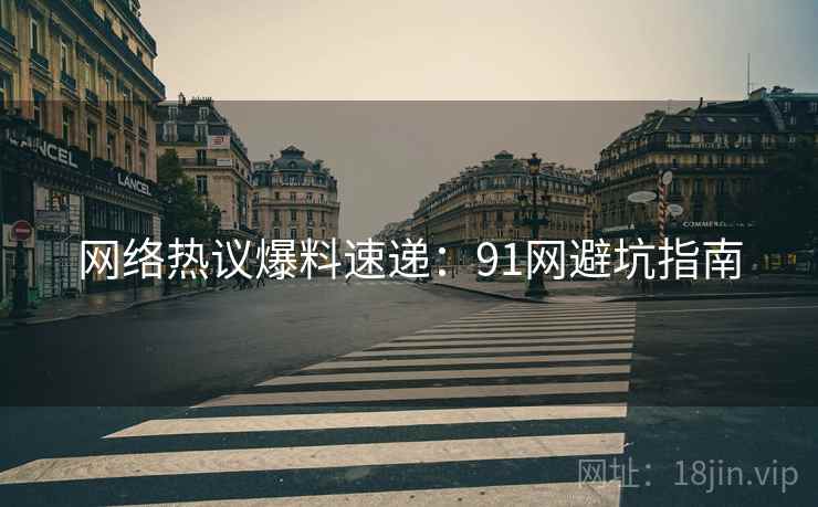 网络热议爆料速递：91网避坑指南