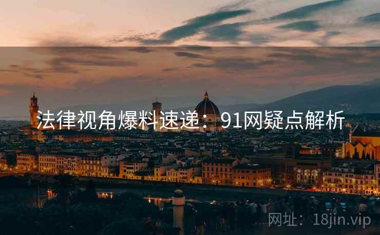 法律视角爆料速递：91网疑点解析