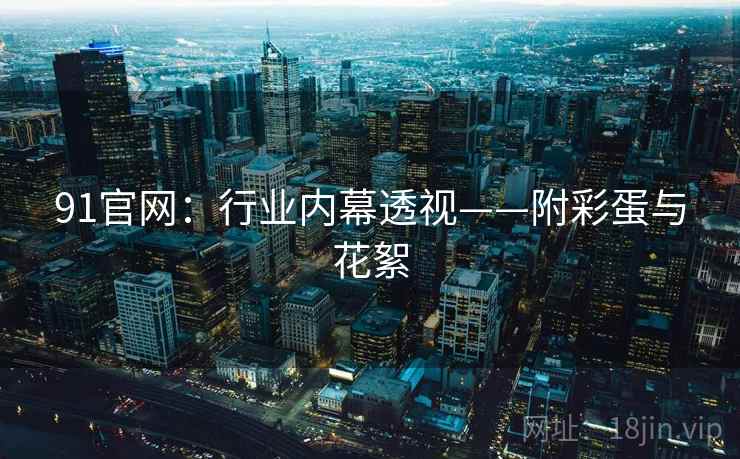 91官网：行业内幕透视——附彩蛋与花絮