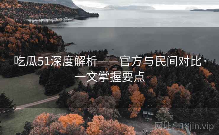 吃瓜51深度解析——官方与民间对比·一文掌握要点